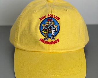 Los Pollos embroidered Hat Chicken Brother restaurant logo stitched adjustable hat