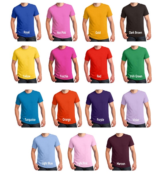 5-pack Slim Fit T-shirts - Blue/Turquoise/Red - Men