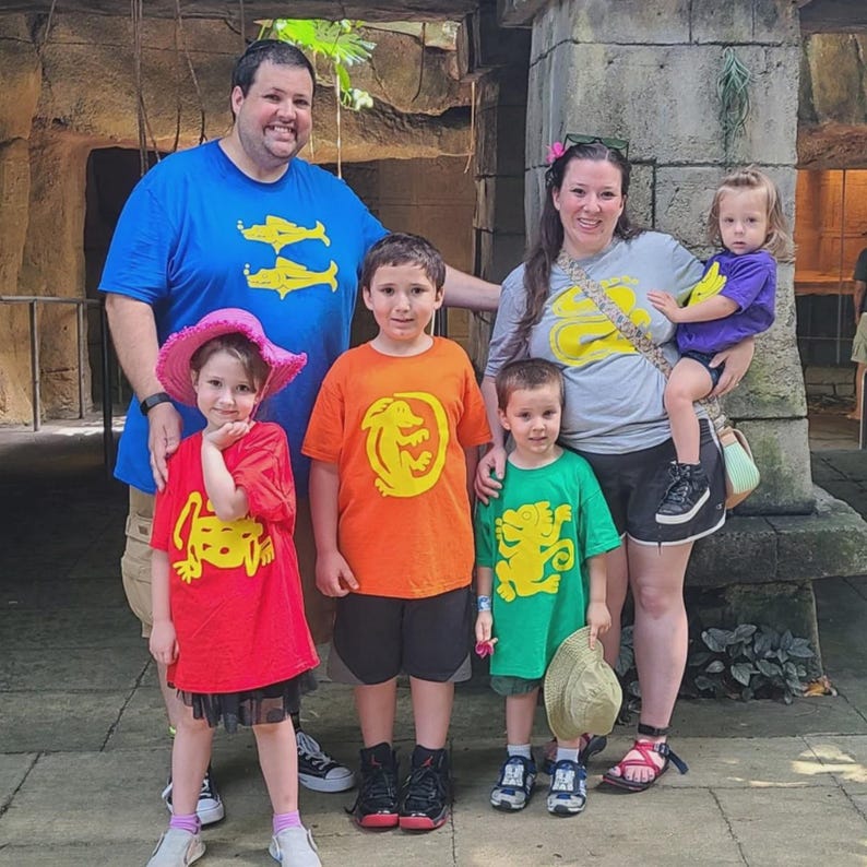 Hidden Temple Team T-shirt group Halloween Costume Men's, Women's, Youth, Toddler,Baby Family Cosplay shirts Bild 6