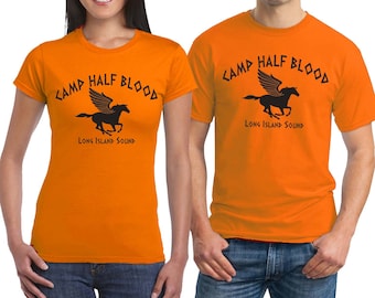 Camp Half Blood T-shirt Percy Jackson Demigods Olympians Men's (S-3XL), Ladies Slim Fit (S-2XL) and Youth (S-XL) T-shirts