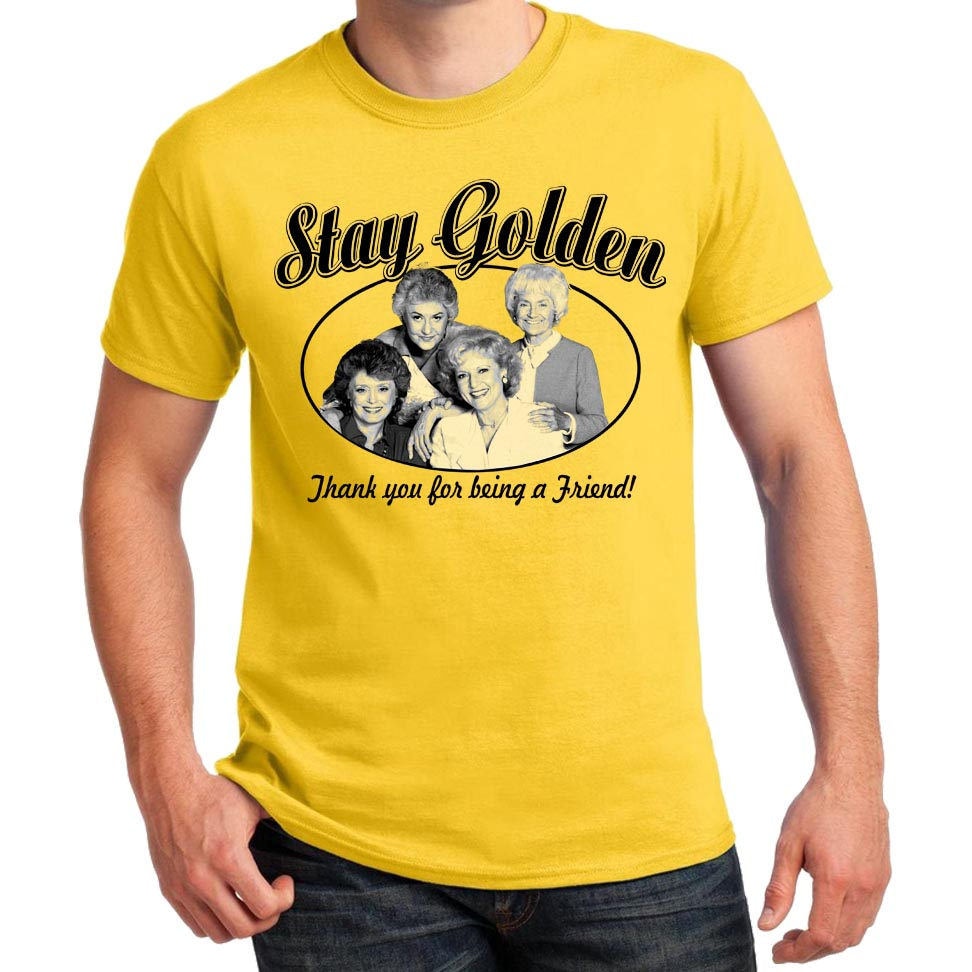 The Golden Girls T-shirt 80s Comedy Show Unisex Men's T-shirts and Ladies Jr Slim-Fit shirts