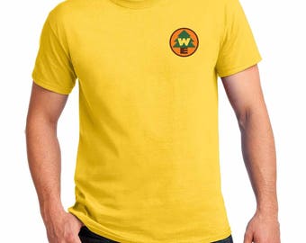 Wilderness Explorer logo T-shirt Men's, Women's, Youth, Toddler and Baby Bodysuit Creeper Halloween Cosplay shirts