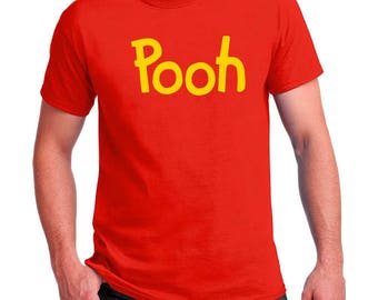 Pooh printed T-shirt Men's, Women's, Youth, Toddler and Baby Bodysuit Creeper Halloween Cosplay shirts