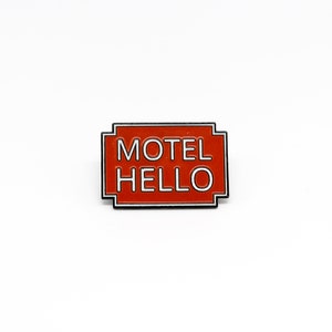 Meats Meat Enamel Pin; Inspired by the horror movie &quot;Motel Hell&quot;
