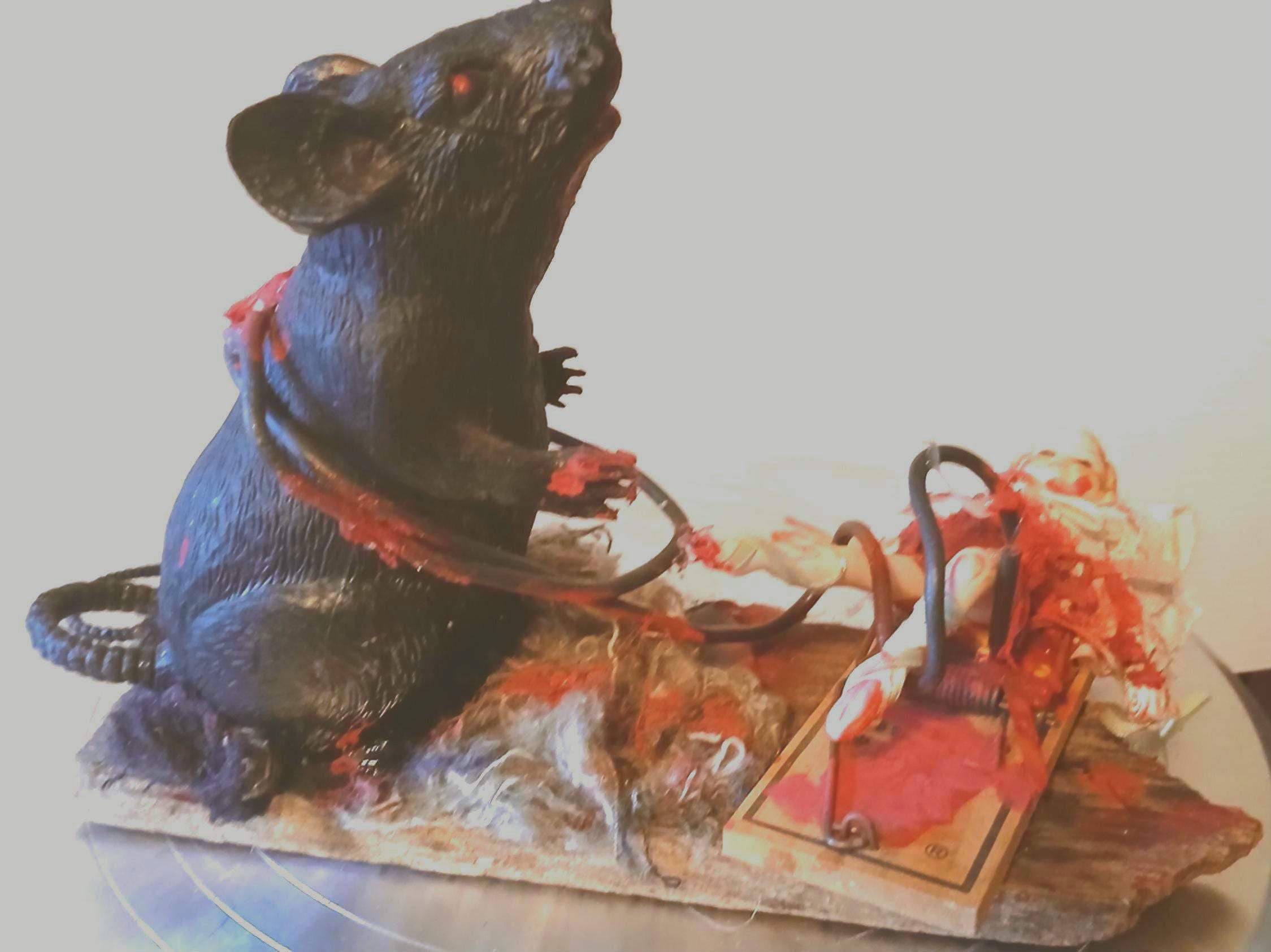 Bloody Ballerina Rat Trap Prop: Gorecore Halloween Decor - Etsy