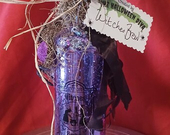 Apothecary Halloween Bottle: Spooky Gothic Witch Potion Prop
