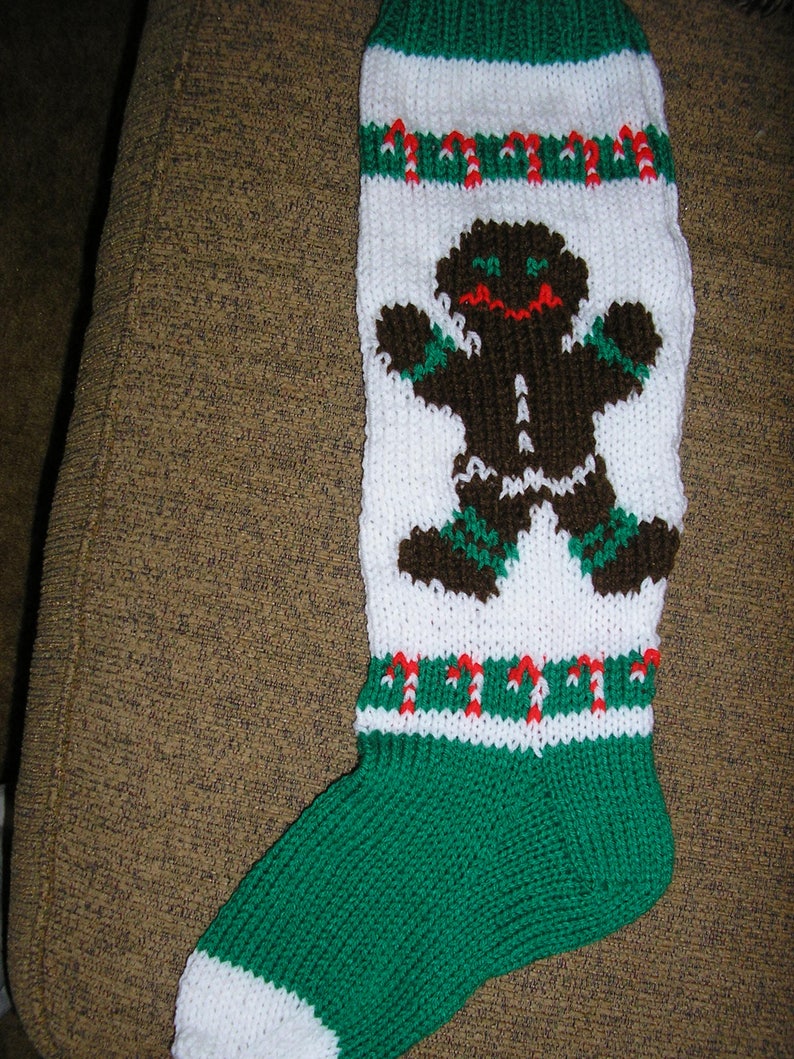 Personalized Hand Knit Christmas Stockings Etsy