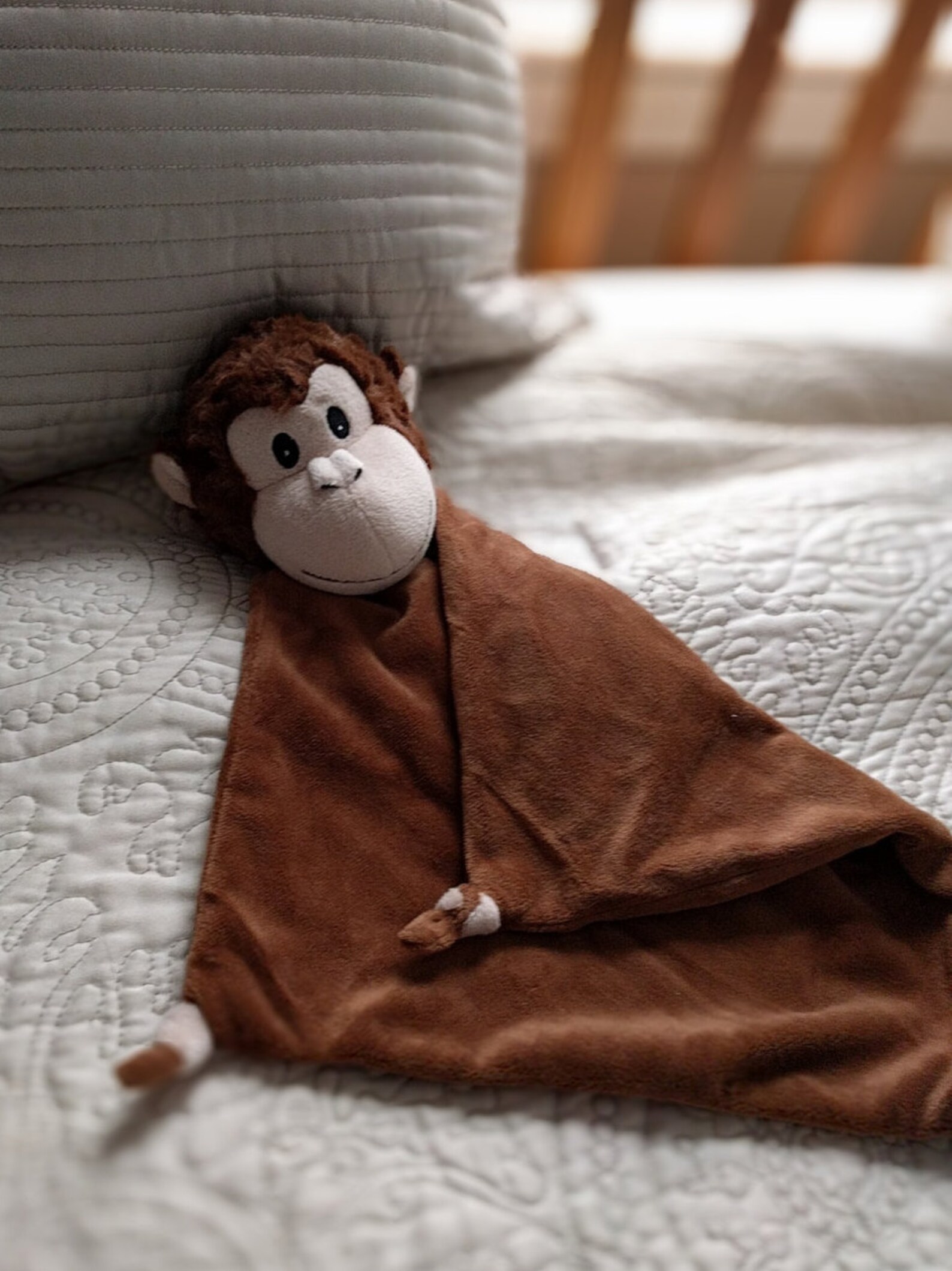 Monkey Blankie Personalized Stuffed Animal Blanket Baby Etsy