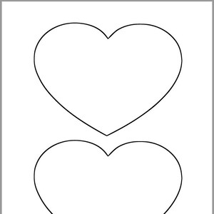 8 5 Inch Heart Printable Template Extra Large Heart Etsy You might even get a small chocolate treat. cad