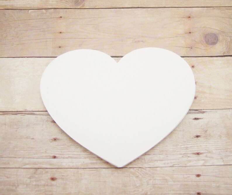 4 Inch Cardstock Heartswhite Heart Cutoutswedding Advice Etsy