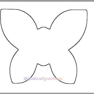 8 inch Printable Butterfly Template-Large Butterfly Cutouts-Spring Baby Shower-Spring Classroom-Kids Crafts-Coloring Page-Printable Template