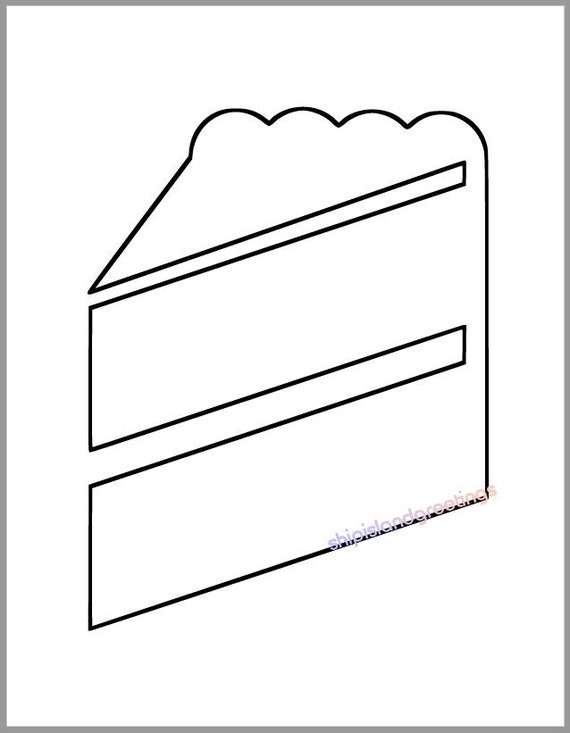 Blank Cake Template Blank Cake Template