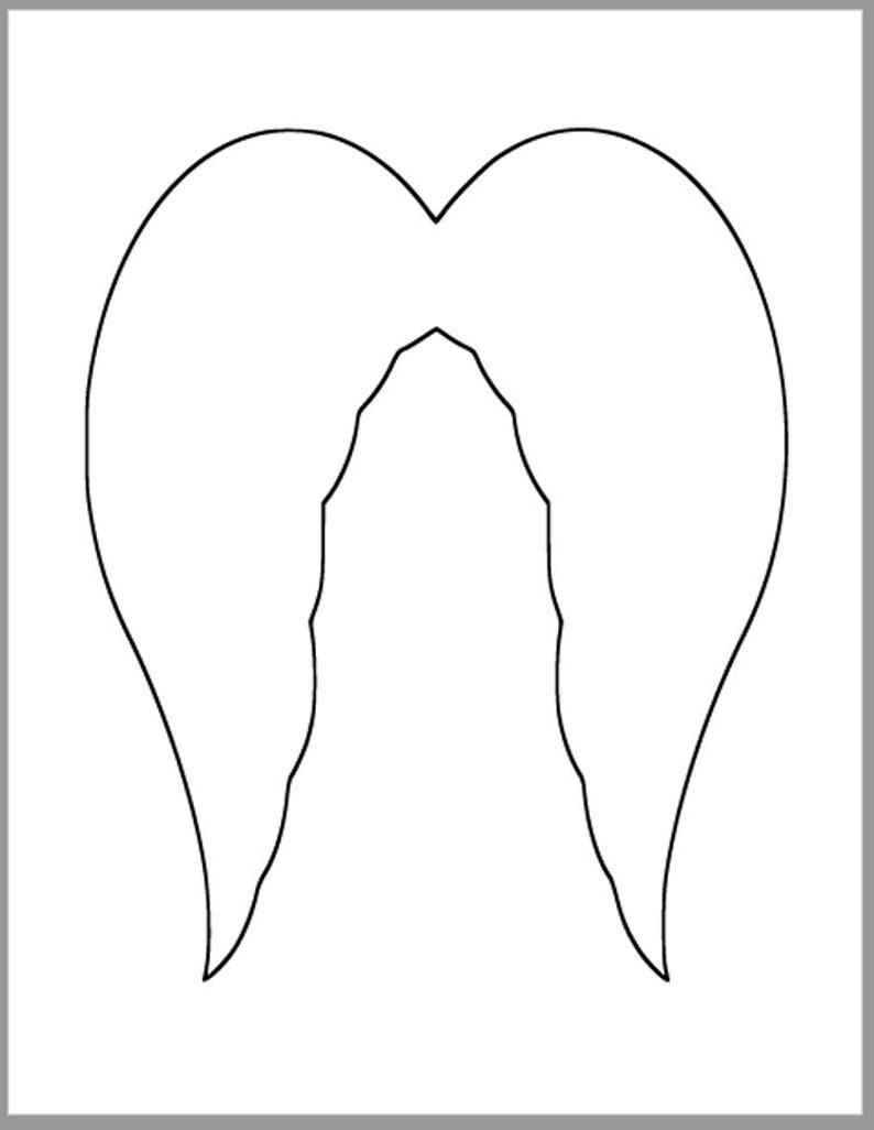 Free Printable Angel Wings Pattern