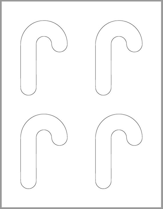 Candy Cane Template To Print