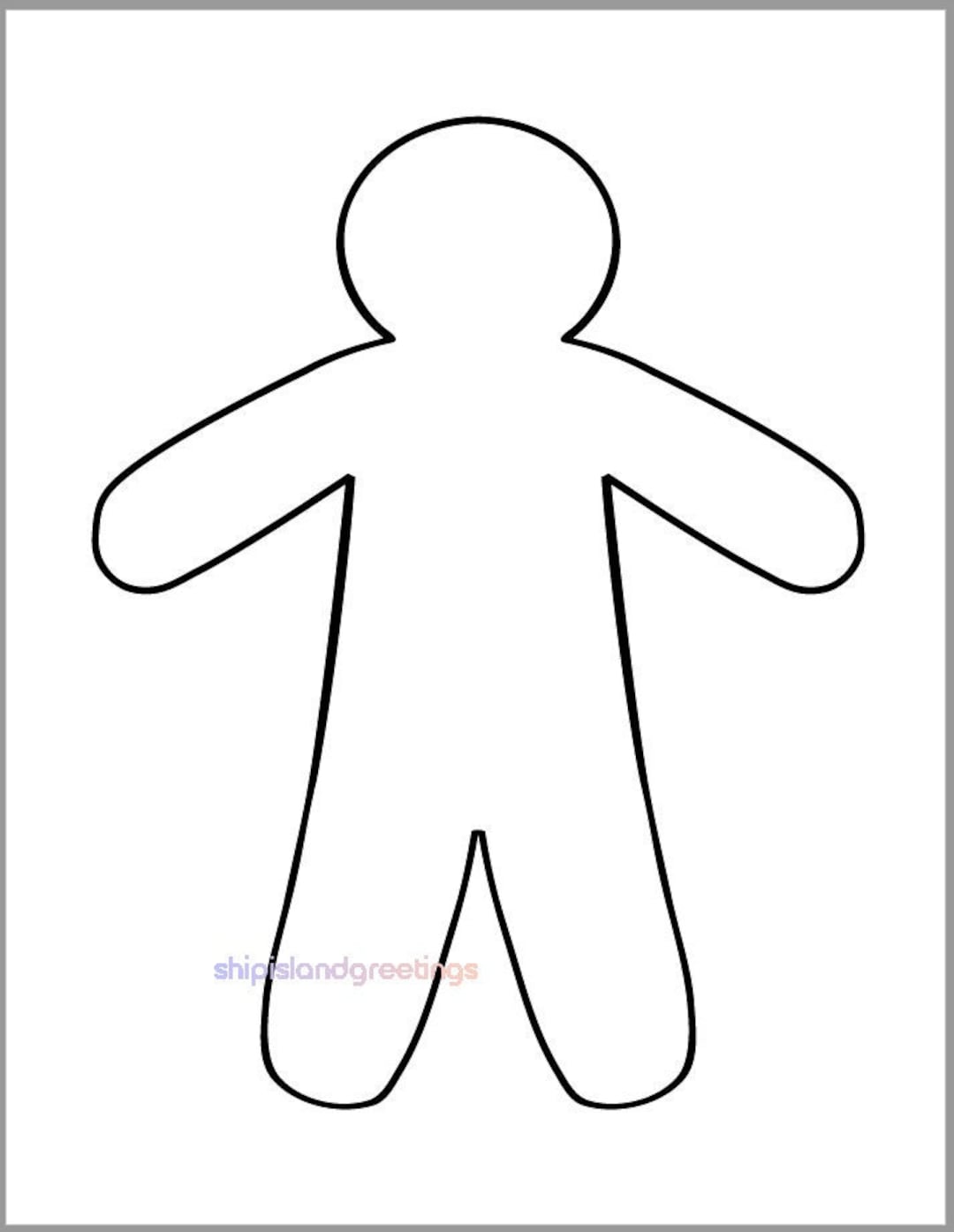 9 Inch Gingerbread Man Template-printable Gingerbread Man-christmas Crafts-holiday Templates-preschool Crafts-coloring Page-holiday Party - Etsy 9-inch-gingerbread-man-template-printable-gingerbread-man-christmas-crafts-holiday-templates-preschool-crafts-coloring-page-holiday-party-etsy