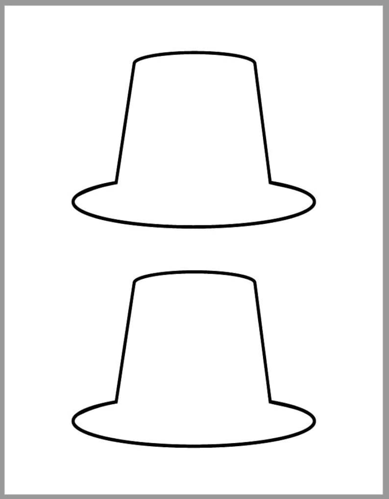 Pilgrim Hat Template Printable