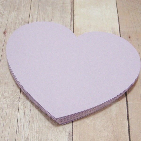 Cardstock Cutout Hearts Etsy