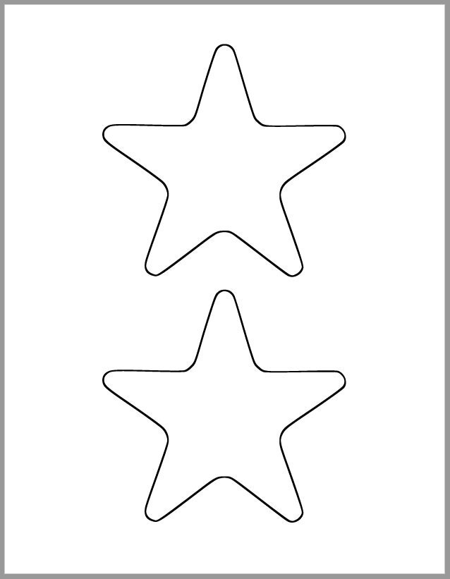 Amazing image inside star printable cutouts Crush image within star printable cutouts