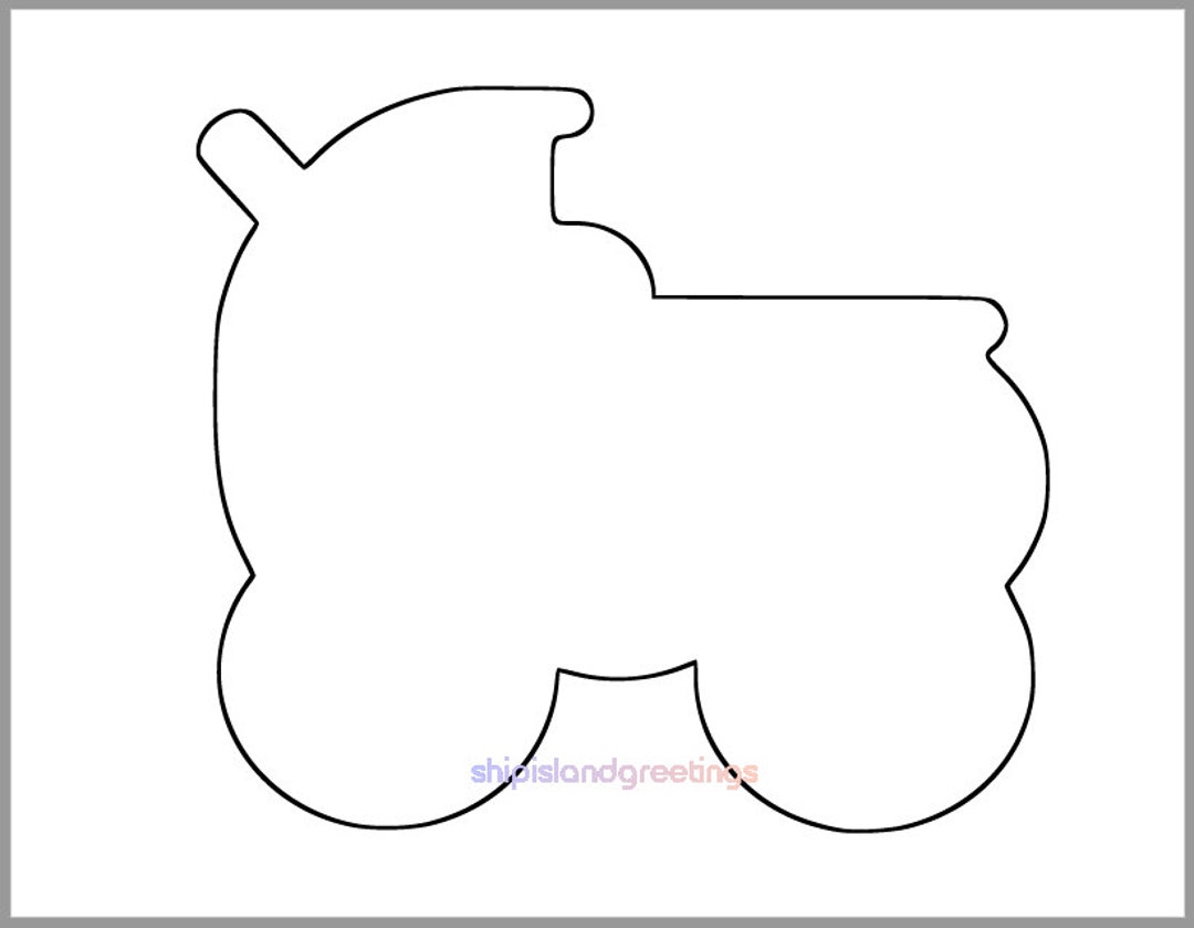 8 Inch Baby Carriage Printable Template-diy Baby Shower Decor-new Baby ...