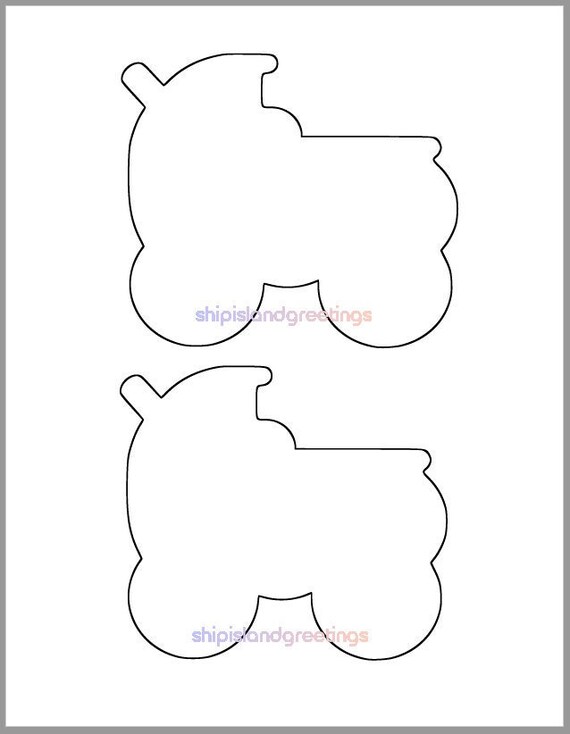 5 Inch Baby Carriage Printable Template-diy Baby Shower - Etsy