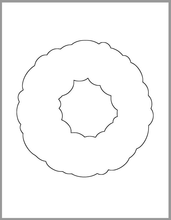 Cut Out Wreath Template Printable Printable Templates