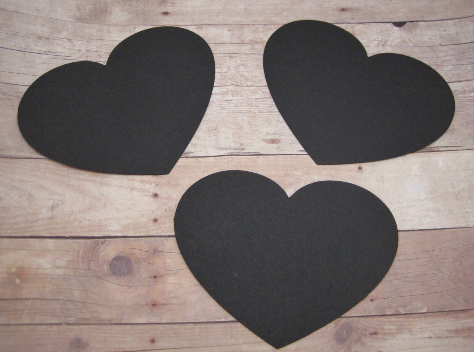 4 Inch Cardstock Heartsblack Heart Cutoutswedding Advice Etsy Australia