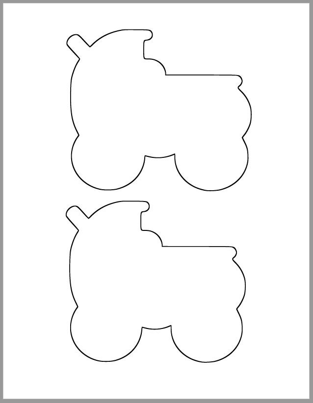 5 Inch Baby Carriage Printable Template-diy Baby Shower | Etsy