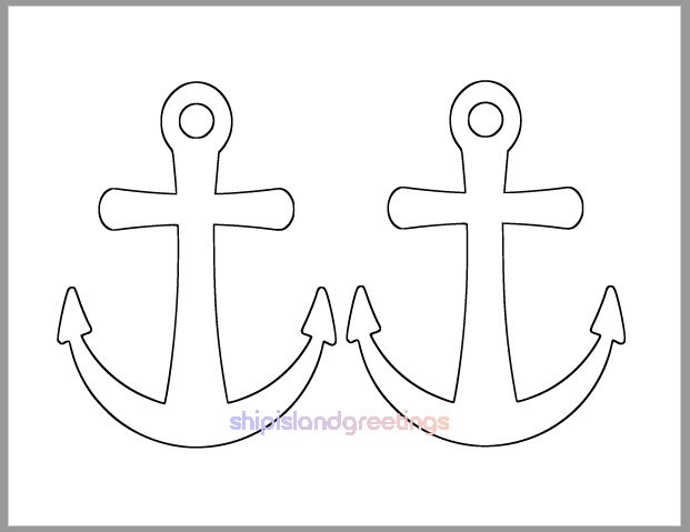 Anchor Template - Etsy