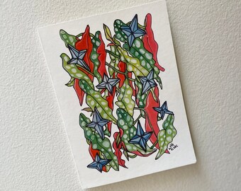 Tropical Stars Holiday Cards