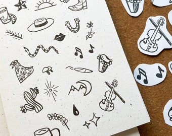 Howdy Partner Notecard & Sticker Set