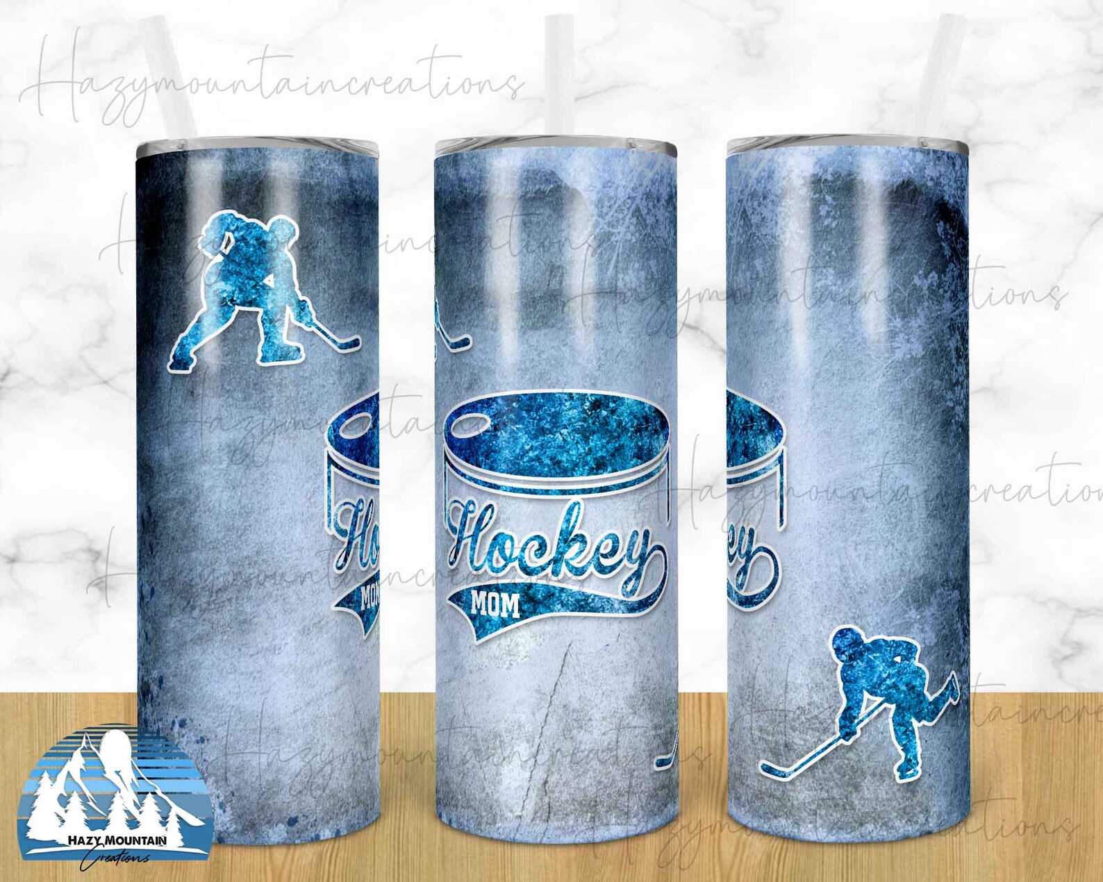 Hockey Mom Sports Tumbler 20oz Skinny Design 20oz Skinny Etsy