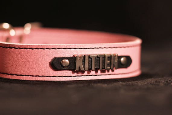 pink kitten collar
