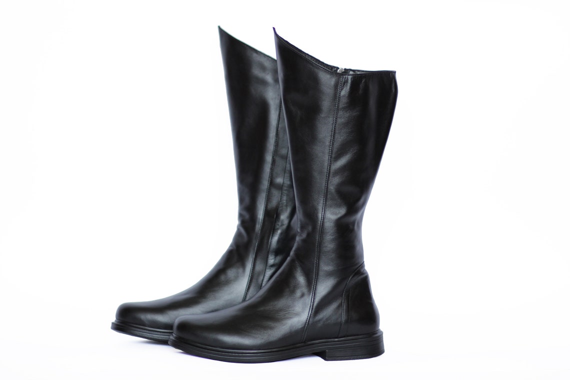 Batman arkham knight leather boots. Batman panther cosplay. Etsy