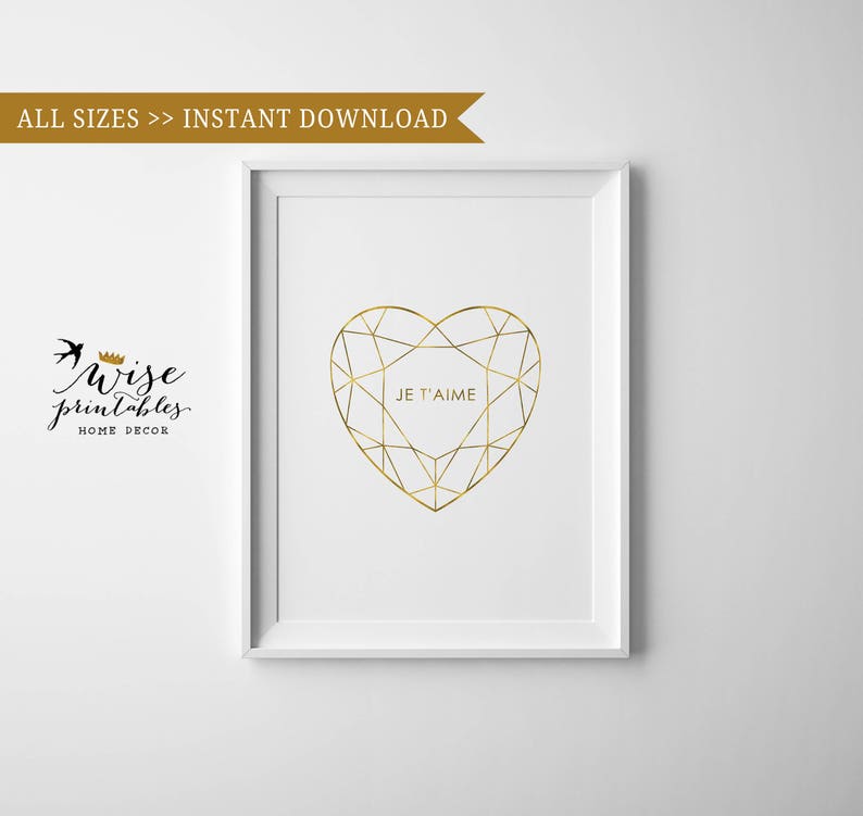 Home Is Where The Heart Is Foil Print Wall Art Home Decoration Sign Poster Gift