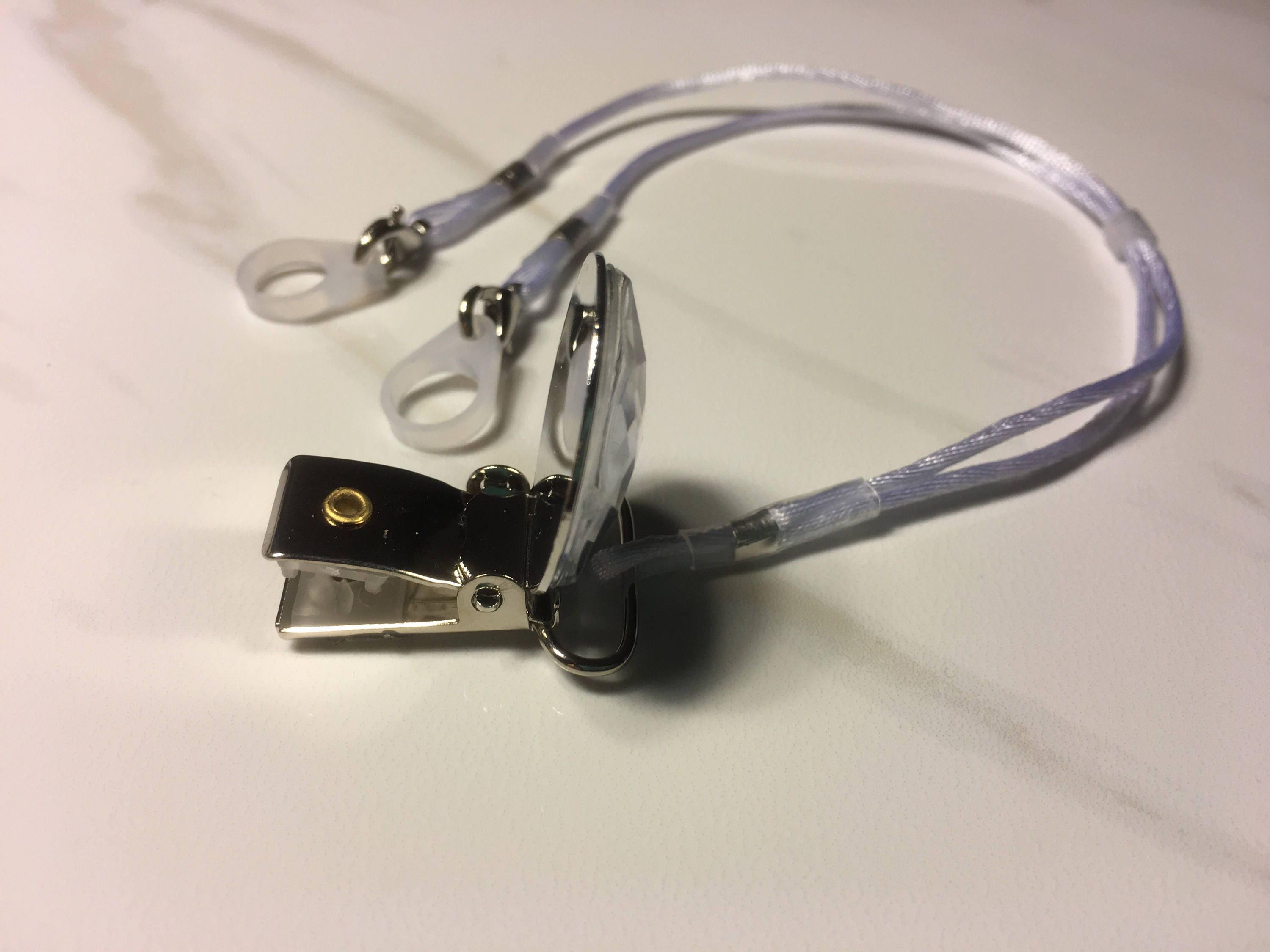 Sparkly Gemstone Hearing Aid Clips 9 Child Length Etsy