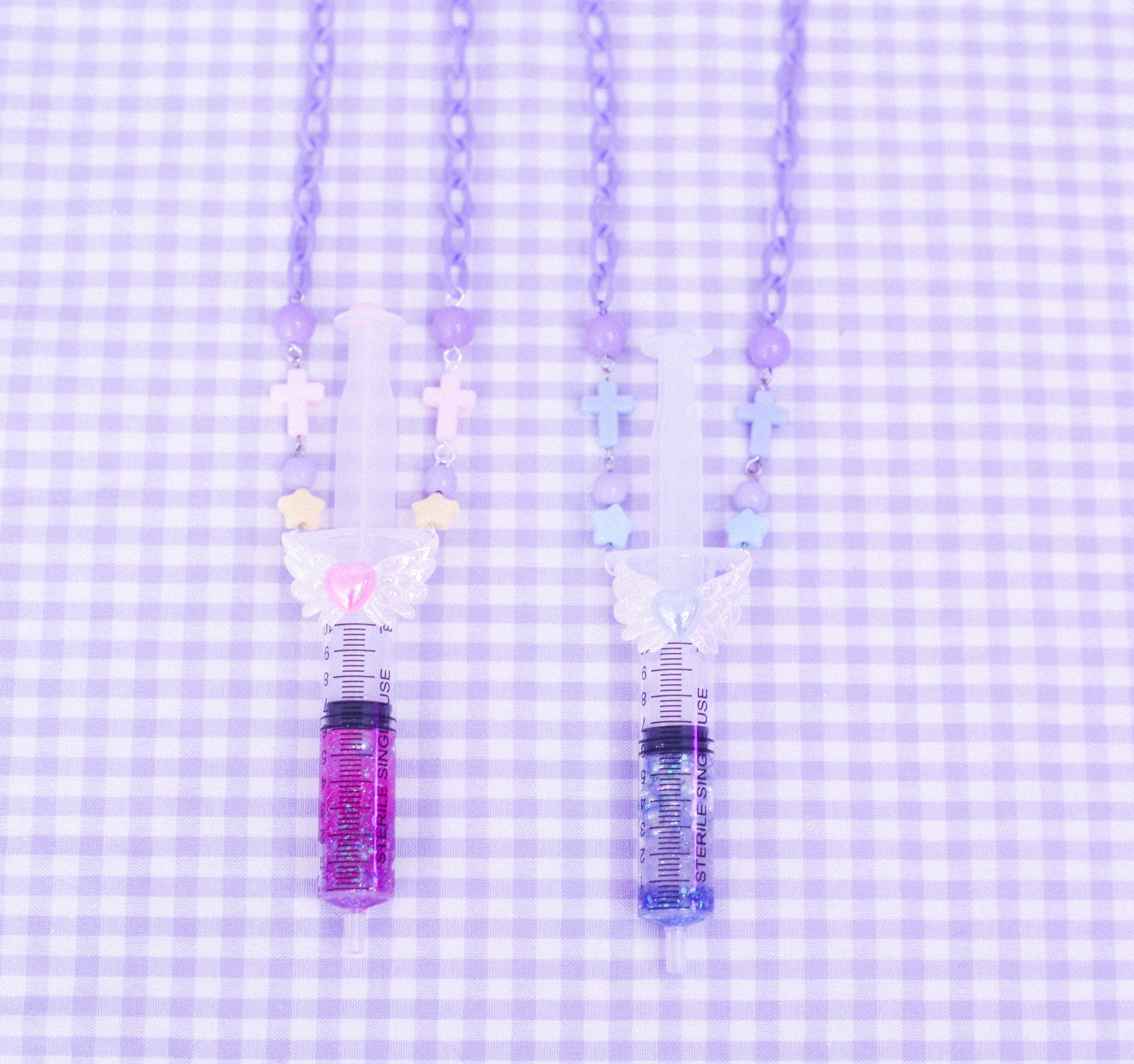 Syringe Necklace Menhera Etsy