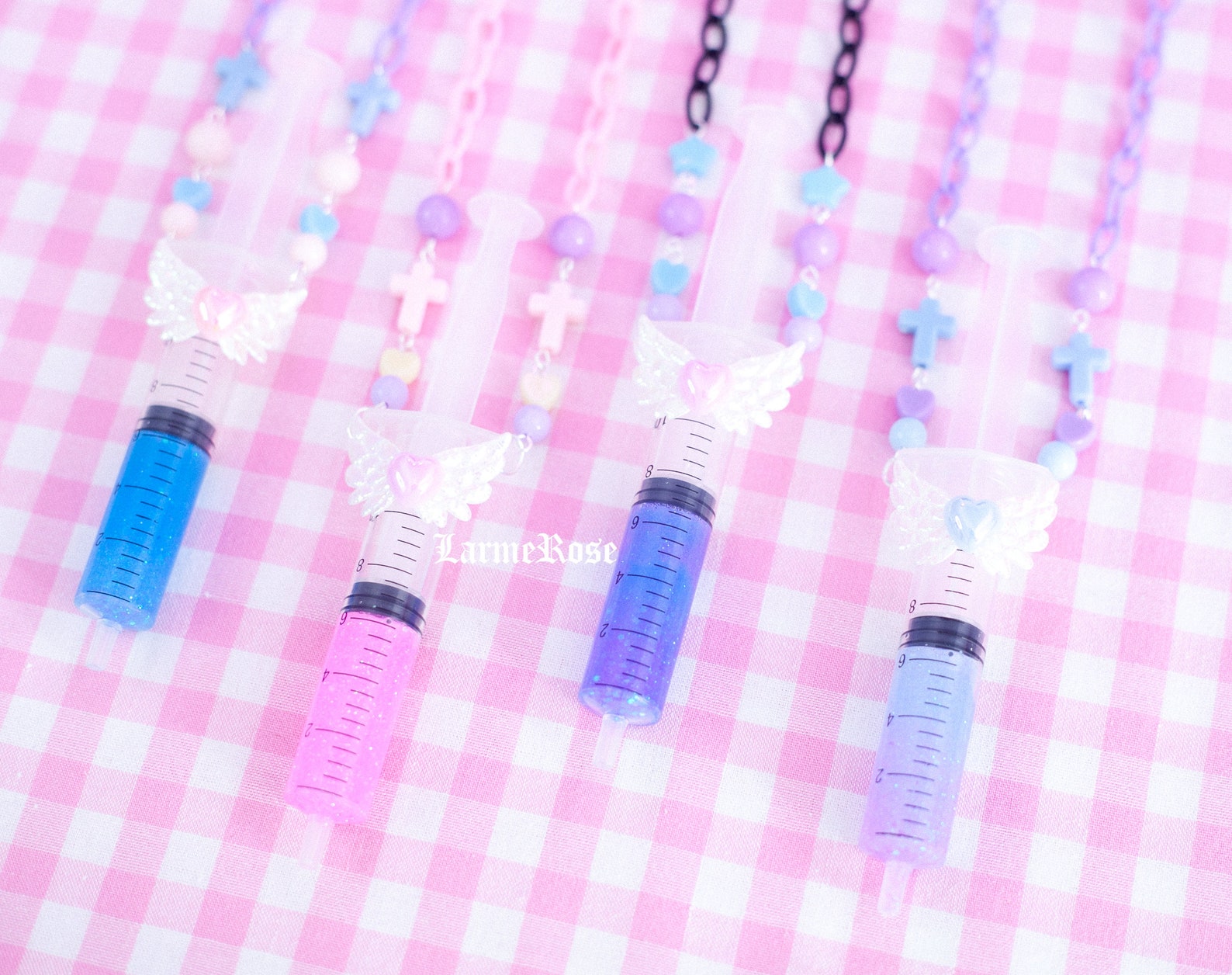 Syringe Necklace Menhera Etsy