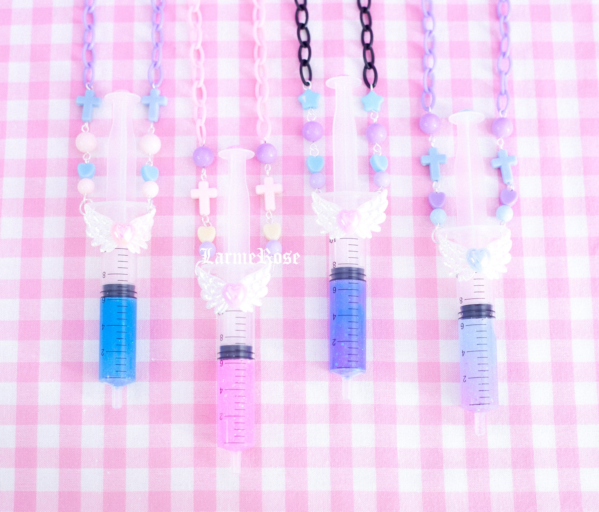 Syringe Necklace Menhera Etsy