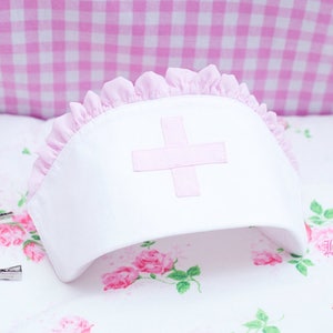 hat nurse | more option pink pastel blue red black | menhera