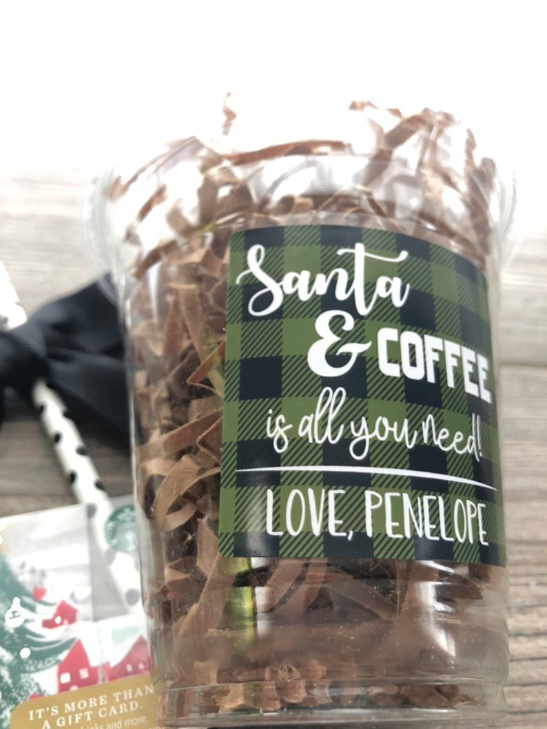 Christmas Coffee Cup Gift Card Holders Teacher Holiday Gift Etsy