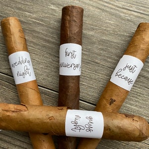Groom Wedding Gift Milestone Cigar Labels Groom Gift From Bride - Etsy