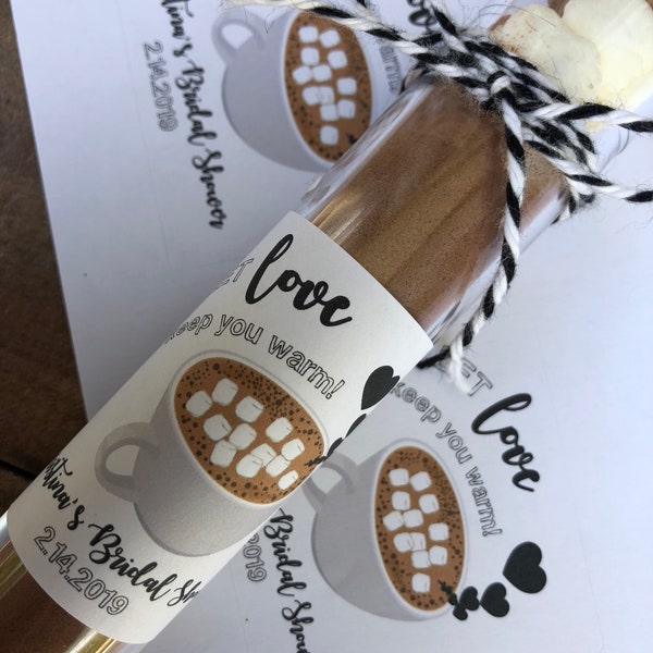 Hot Chocolate Favors Etsy