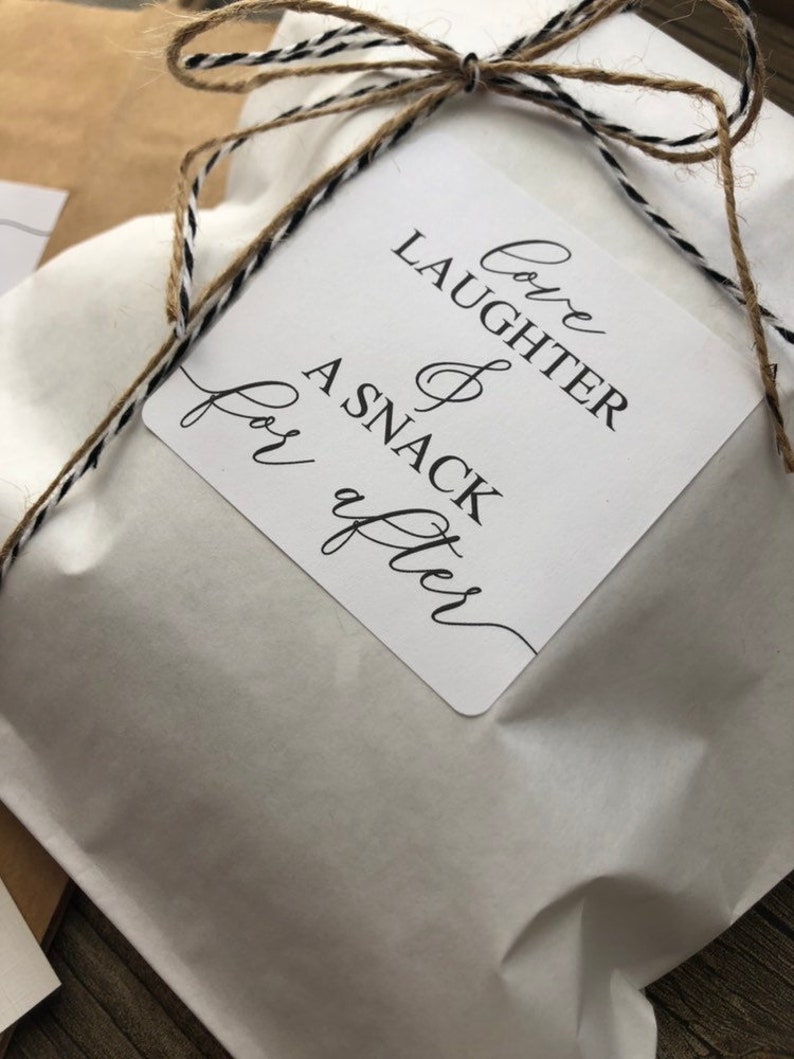 Wedding Welcome Bag DIY sticker Kit comes with Personalized letter, Hotel Bag for Guests Label Kit, Welcome bag Sticker and Welcome letter image 4