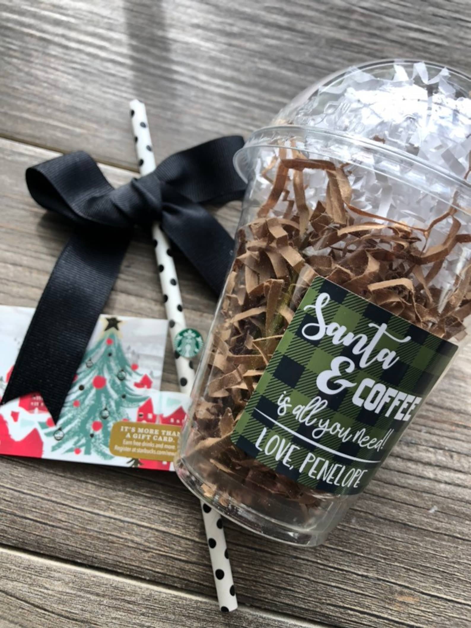 Christmas Coffee Cup Gift Card Holders Teacher Holiday Gift Etsy