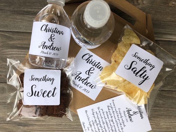 diy wedding welcome bags