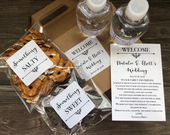 Welcome Bag, Wedding Welcome Bag, Welcome Bag Kit, Hotel Bags, Welcome letter, Wedding Guest Bag, WELCOME BAG
