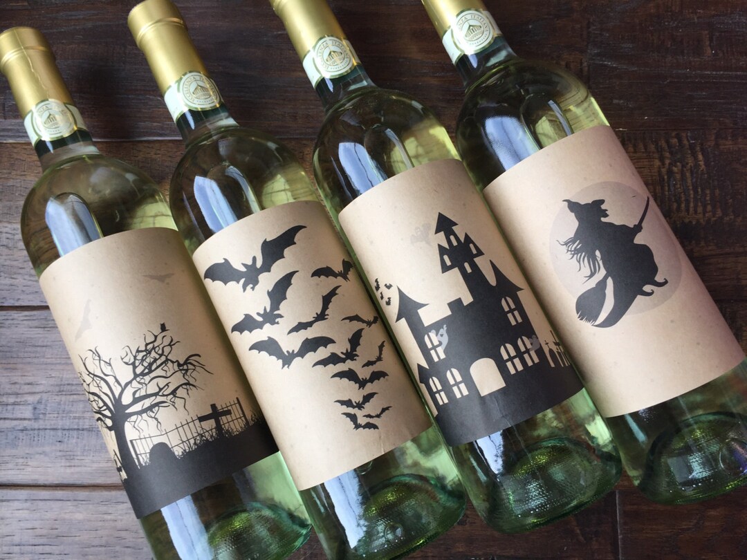 Halloween Wine Label Halloween Wine Labels Halloween Labels Halloween ...