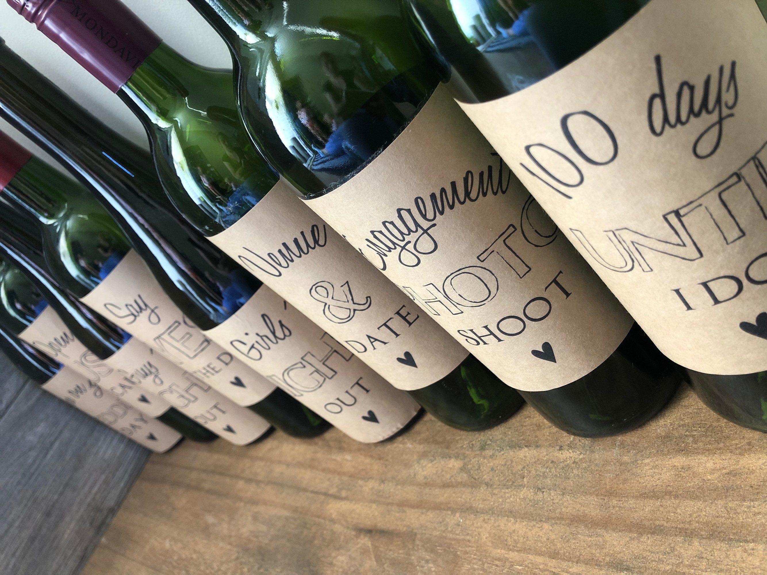 Engagement Gift Engagement for Couple Wine Engagement Gift Etsy