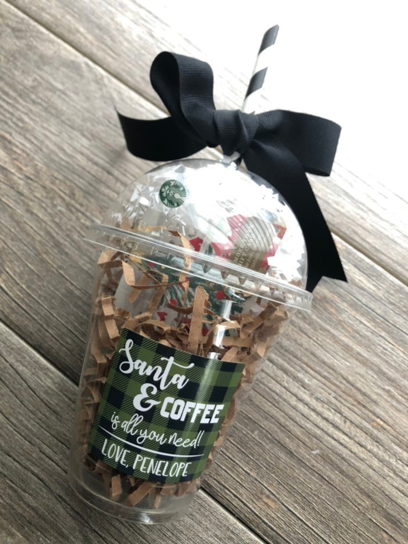 Christmas Coffee Cup Gift Card Holders Teacher holiday gift Etsy