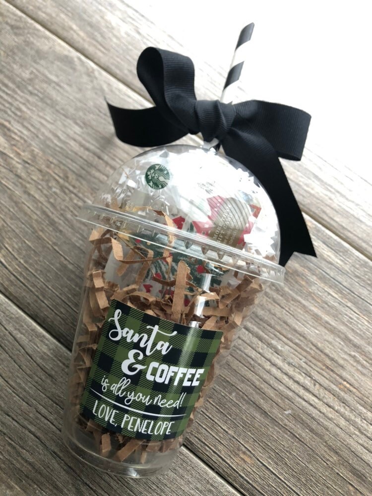 Christmas Coffee Cup Gift Card Holders Teacher holiday gift Etsy